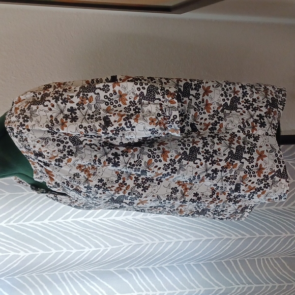 LOFT Outlet animal print blouse - Picture 6 of 10